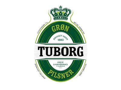 Grøn Tuborg 25 ltr.