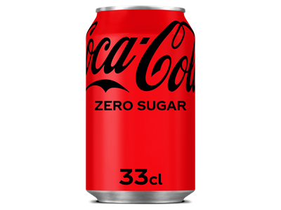Coca Cola Zero dåse 33 cl. 24 stk.