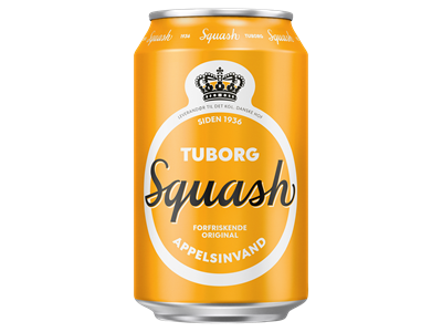 Tuborg Squash dåse 33 cl. 24 stk.